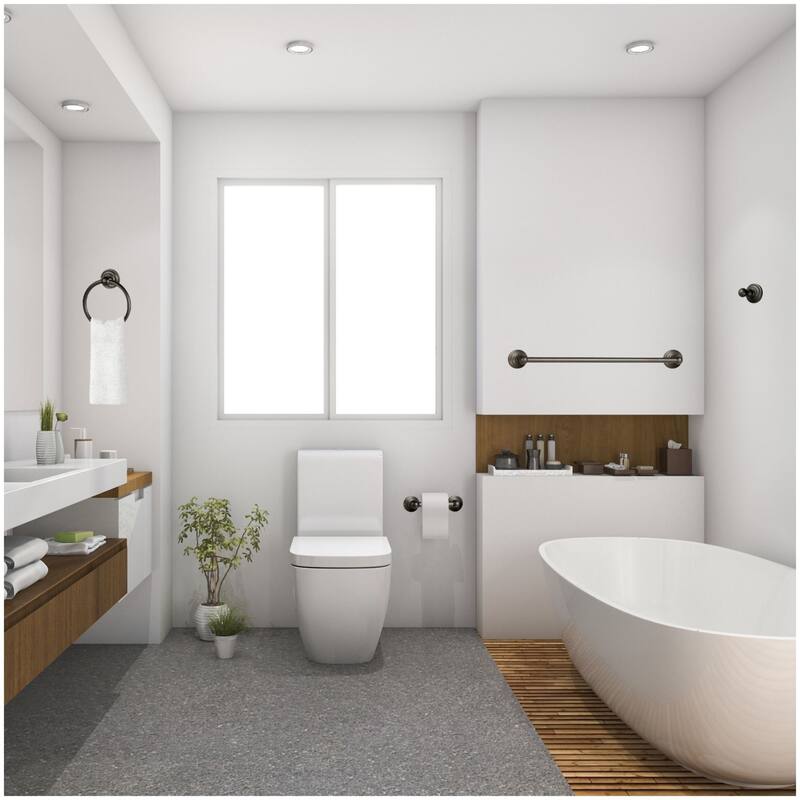 Design House Calisto Bathroom Accessory Set with 24" Center to Center