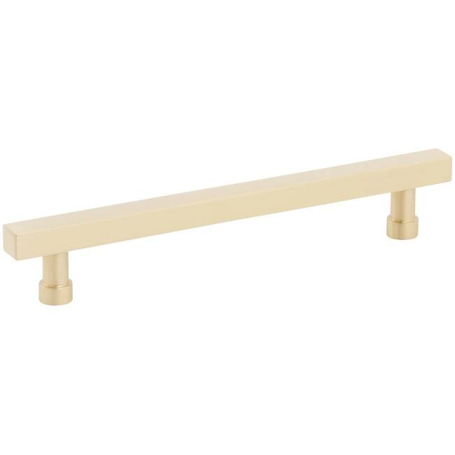 Schaub and Company 211081 NOHO 6" Center to Center Solid Metal Modern - Satin Brass