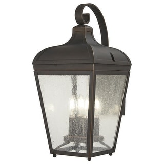 The Great Outdoors Marquee 4 Light 21" Tall Outdoor Wall Sconce with