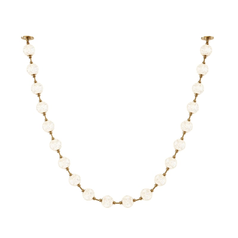 Alora Lighting PD321720-RT Marni 5" Wide LED Linear Pendant - Natural Brass