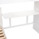 preview thumbnail 8 of 30, Twin-Twin over Full L-Shaped Bunk Bed With 3 Drawers, Portable Desk and Wardrobe
