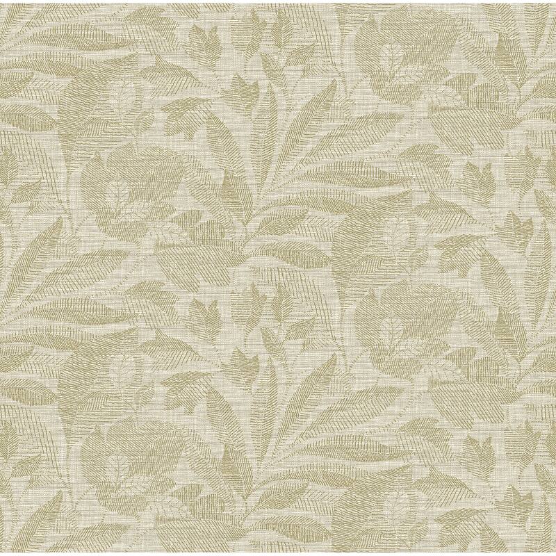 A-Street Prints Lei Gold Leaf Wallpaper