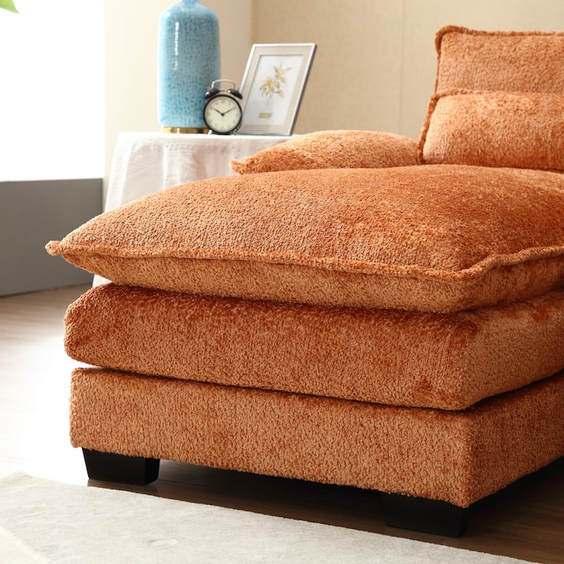 110.63" U-Shaped 6-Seater Sofa with Spacious Design