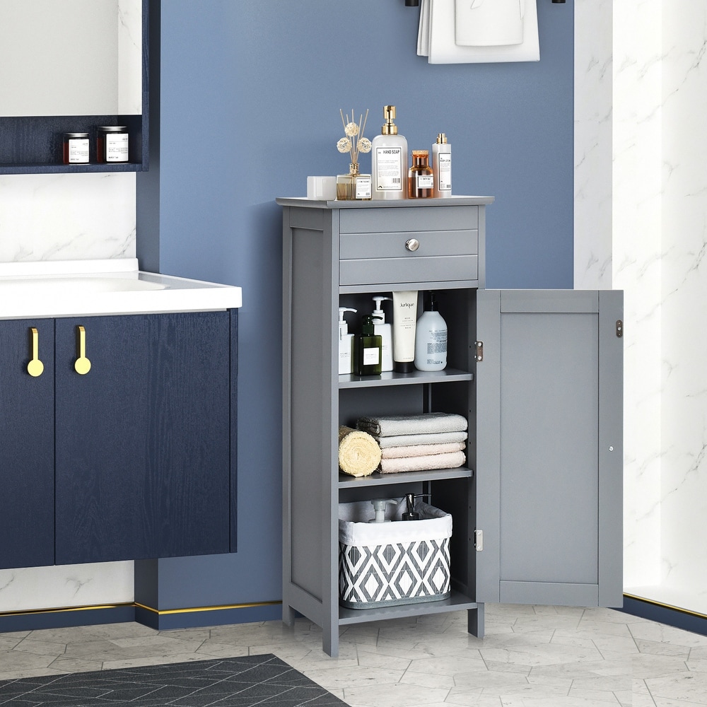 23Bathroom Furni Vanity Storage Organizer Mounted Wall Cabinet with Door -  Bed Bath & Beyond - 23449625