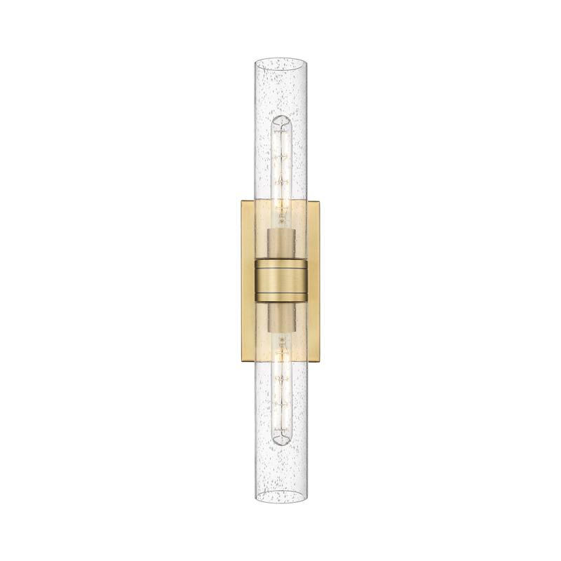 Innovations Lighting 617-2W-3-24 Ballston Urban Vanity Ballston Urban - Brushed Brass / Seedy