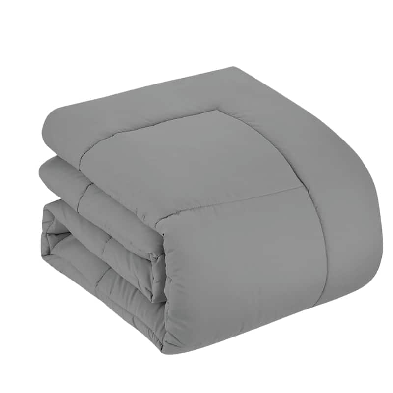 Sweet Home Collection Luxury Solid Bed-In-a-Bag with Sheet Set