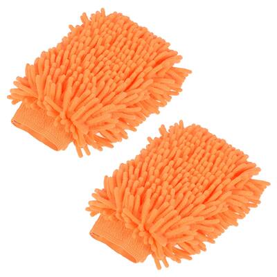 Microfiber Soft Chenille Wash Mitten Dusting Gloves for Cleaning
