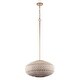 preview thumbnail 6 of 4, Crystorama Lighting Group ZAN-9014 Zanzibar 3 Light 22" Wide Pendant