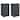 Suncast 30 Gallon Hideaway Trash Waste Bins for Outdoor, Cyberspace