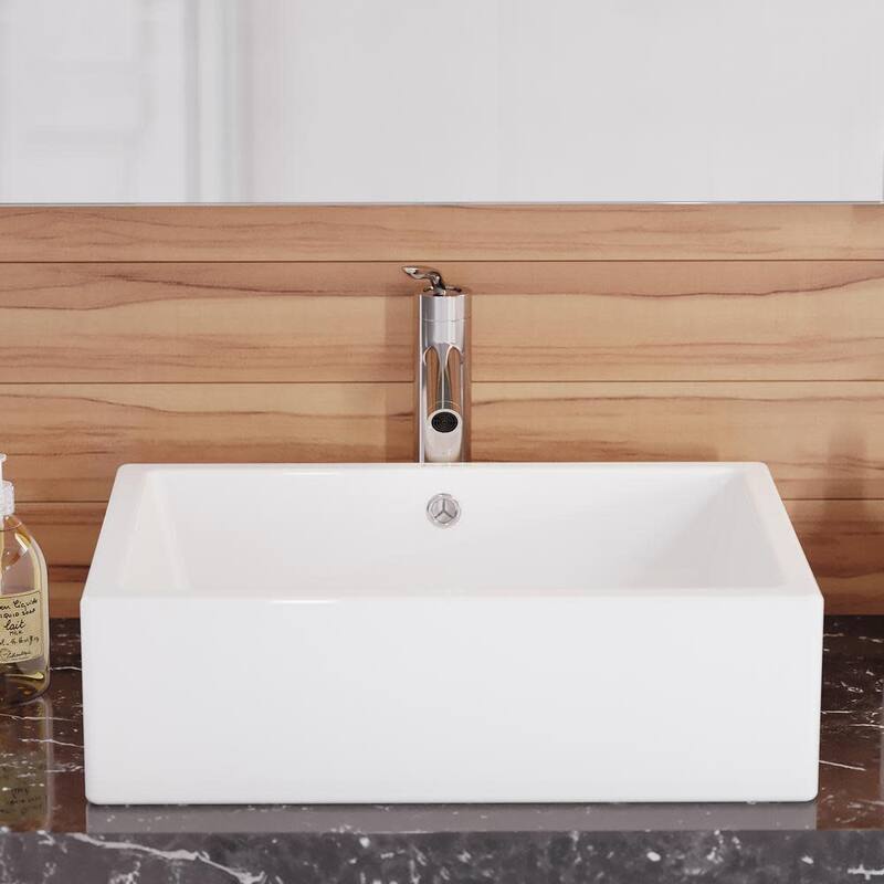 Swiss Madison Voltaire 20" Rectangular Ceramic Vessel Bathroom Sink