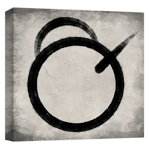 PTM Images 9-124659 PTM Canvas Collection 12" x 12" - "Brush Curve 9" Giclee Abstract Art Print on Canvas