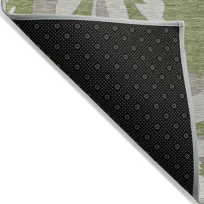 HomeRoots Floral Transitional Rectangle Outdoor Rug
