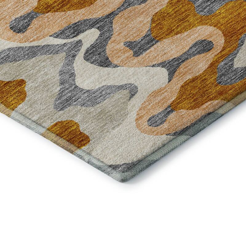 Premium Washable Super Soft Abstract Stripes Mayfield Rug