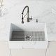 preview thumbnail 34 of 122, VIGO Edison 19" H Single Handle Pull-Down Sprayer Kitchen Faucet Set with Touchless Sensor