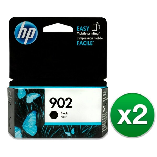 HP 902 High Yield Black Original Ink Cartridge (T6L98AN) (2-Pack)
