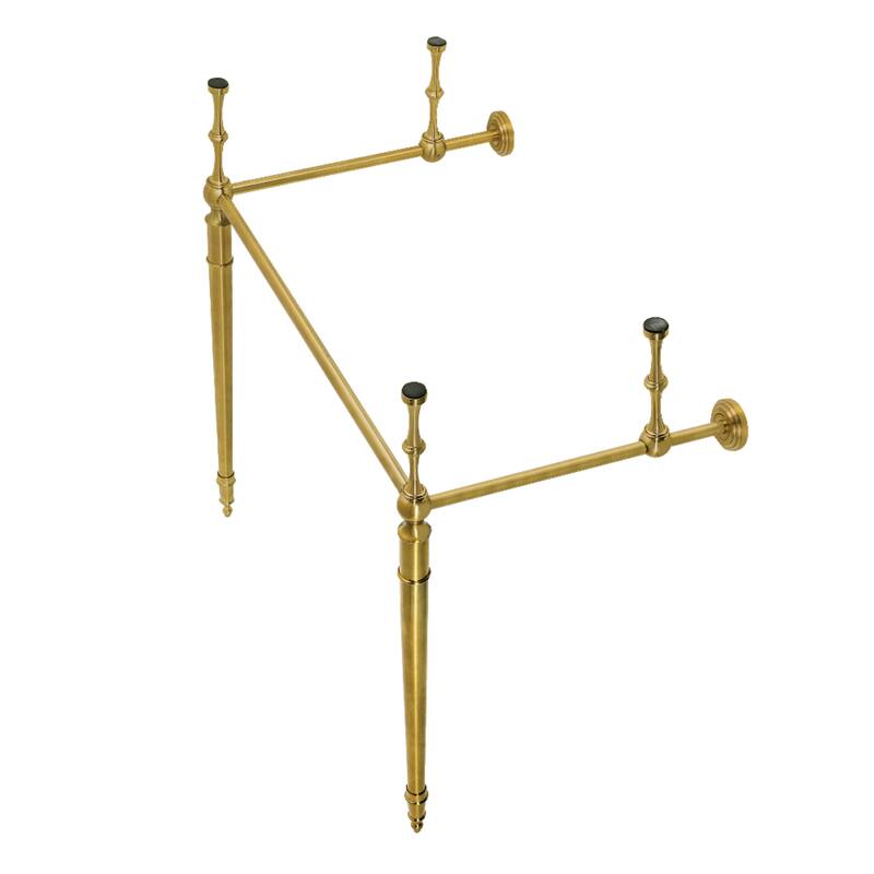 Kingston Brass Edwardian Brass Console Sink Legs - Brushed Brass
