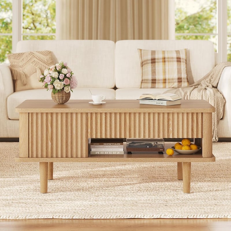 Lift Top Coffee Table Storage Center Table Almost no assembly required