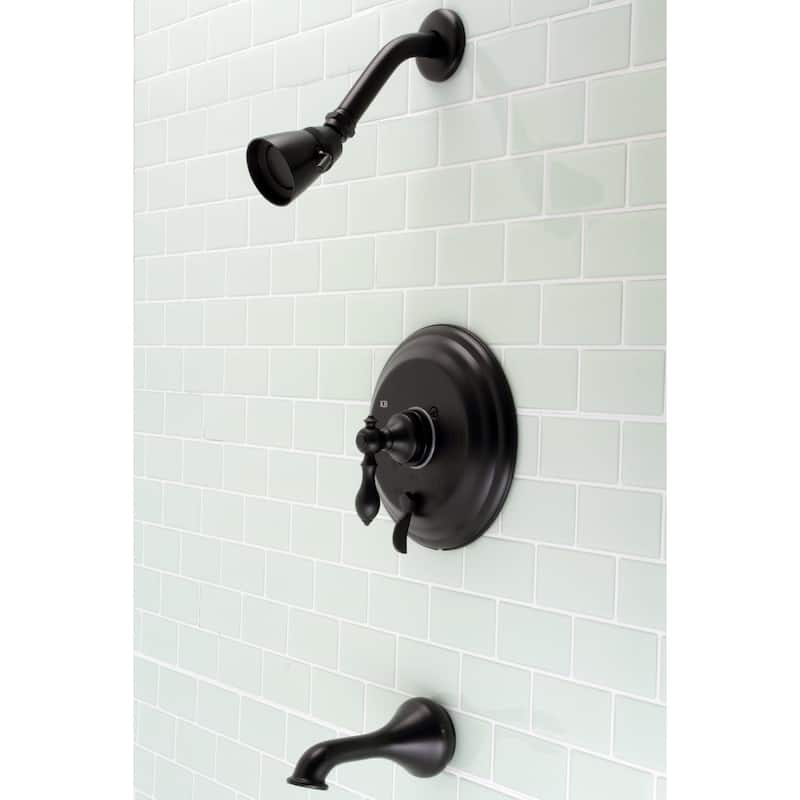 Kingston Brass American Classic Tub and Shower Trim Package With 1.8
