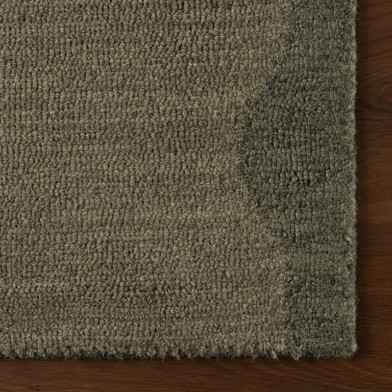 Nate Berkus Ondine Solid Wool Cozy Area Rug