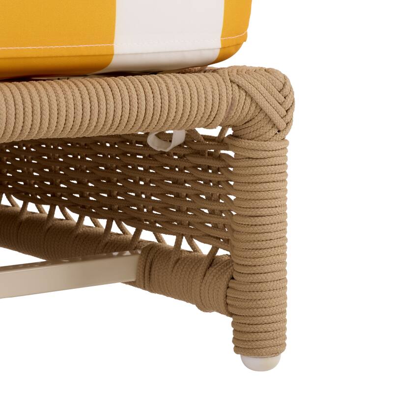 SAFAVIEH Outdoor Living Callan Lounger - 75"W x 26"D x 13"H