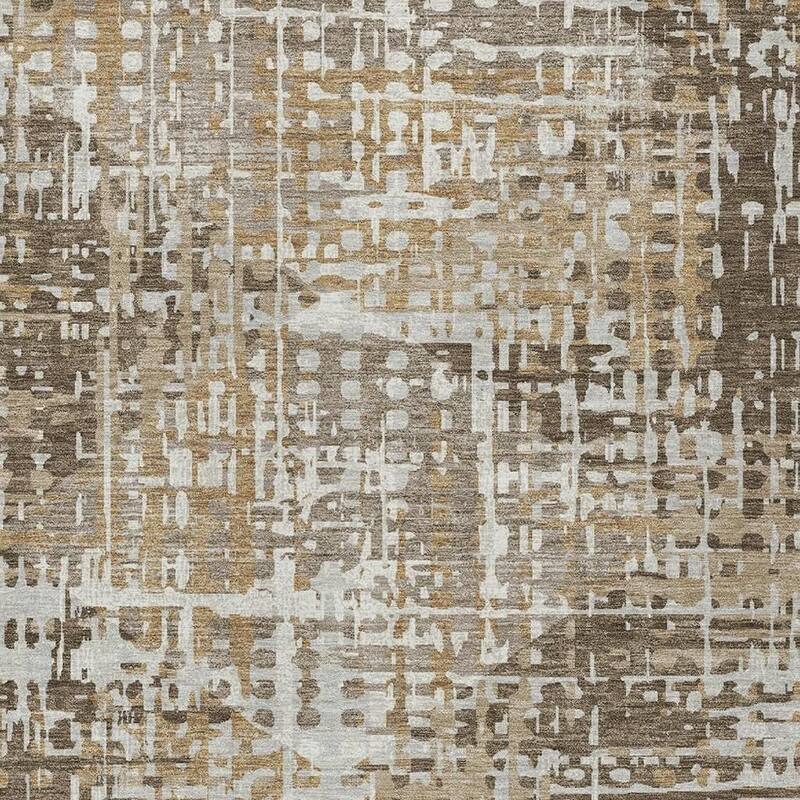 HomeRoots Geometric Transitional Rectangle Outdoor Rug