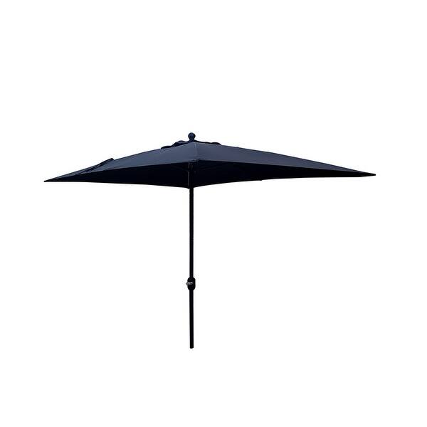 Shop Black Friday Deals On 10 X6 5 Rectangle Market Patio Umbrella 7 Colors Overstock 31876479
