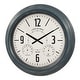 preview thumbnail 3 of 4, La Crosse Clock 18.40 In Hamilton In/Out Metal Quartz Clock, 433-3838