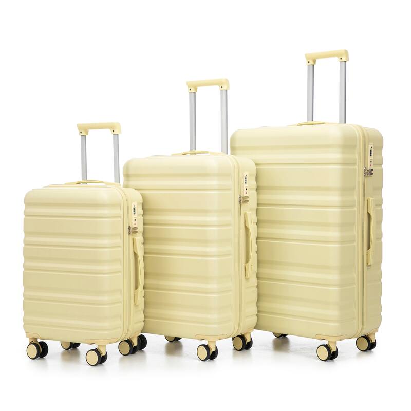 Fashion Luggage Lightweight Luggage, 3-Piece Set with Universal Wheels and Telescopic Handle, for Boarding and Travel