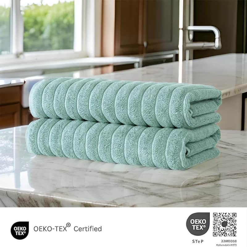 Brampton Premium Turkish Cotton 2 Piece Bath Towels Set Heavyweight