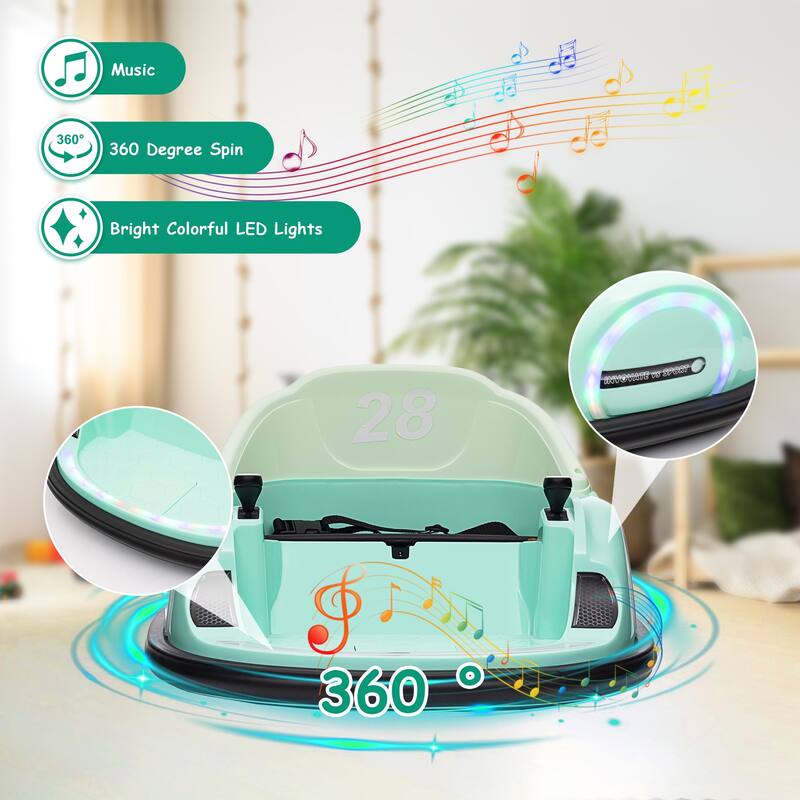 Electric 12V Ride On Bumper Car for Kids Gifts