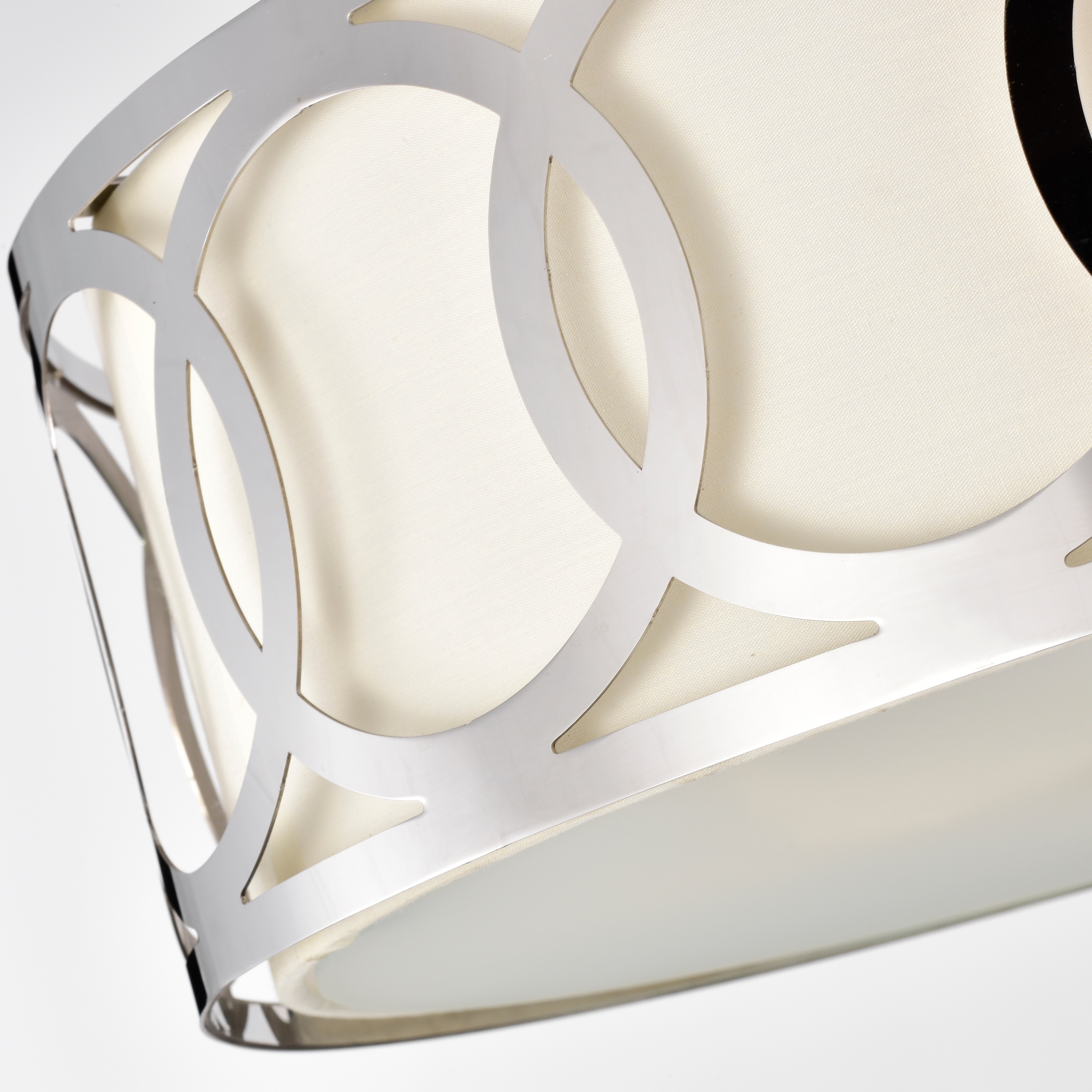 3-Light Modern Semi-Flush Mount Ceiling Fixture  -image