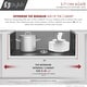 preview thumbnail 11 of 15, STYLISH 30 inch Graphite Black Stainless Steel 16G Undermount Kitchen Sink - 30" x 18" x 9"