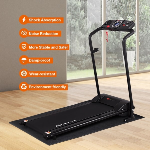 Shop Goplus 59 X 26 Exercise Equipment Mat Gym Bike Floor