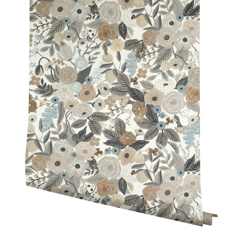 Rifle Paper Co.Garden Party Brown & Beige Wallpaper