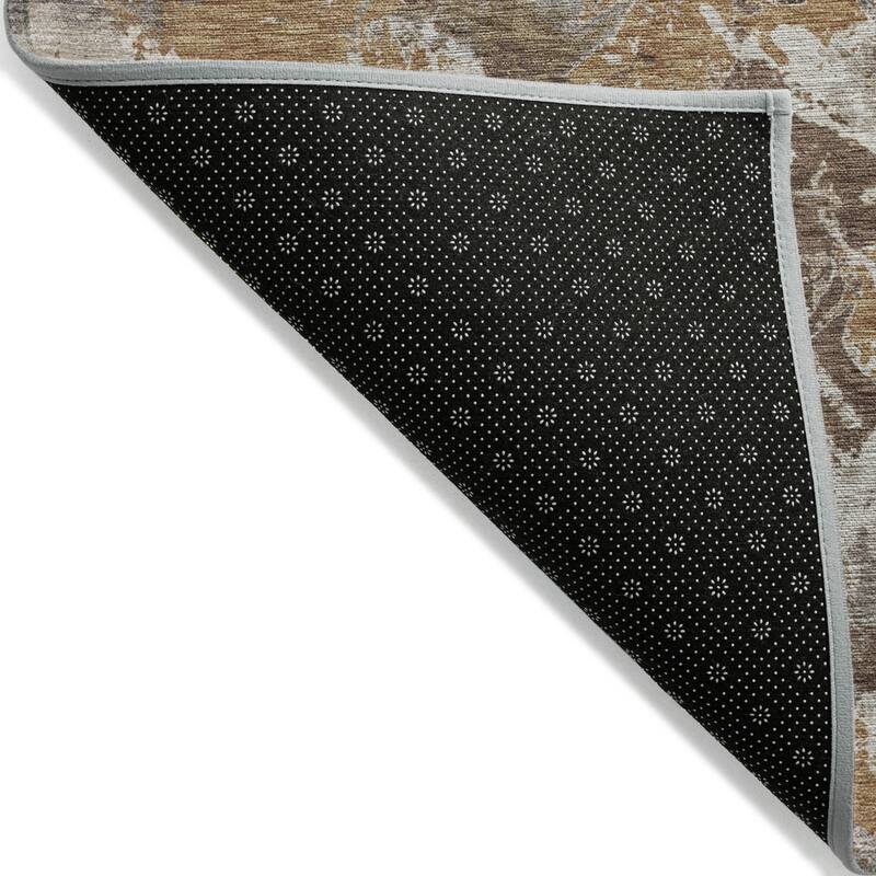 HomeRoots Floral Transitional Rectangle Outdoor Rug