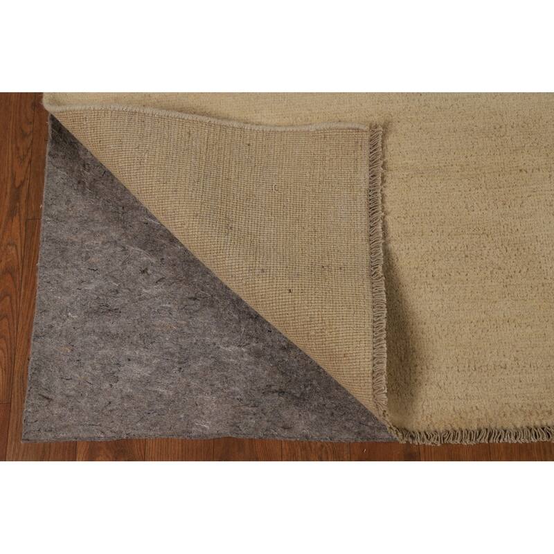 Gabbeh Modern Area Rug Hand-Knotted Wool Carpet - 6'2"x 9'8"