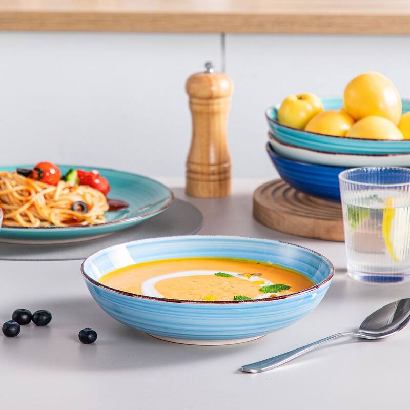 vancasso Bonita Stoneware Handpainted Multicolour Dinnerware Set