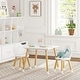 preview thumbnail 2 of 3, 18"H Kids Table with 2 Chairs Set for Toddlers, Boys, Girls, 3 Piece Set - N/A