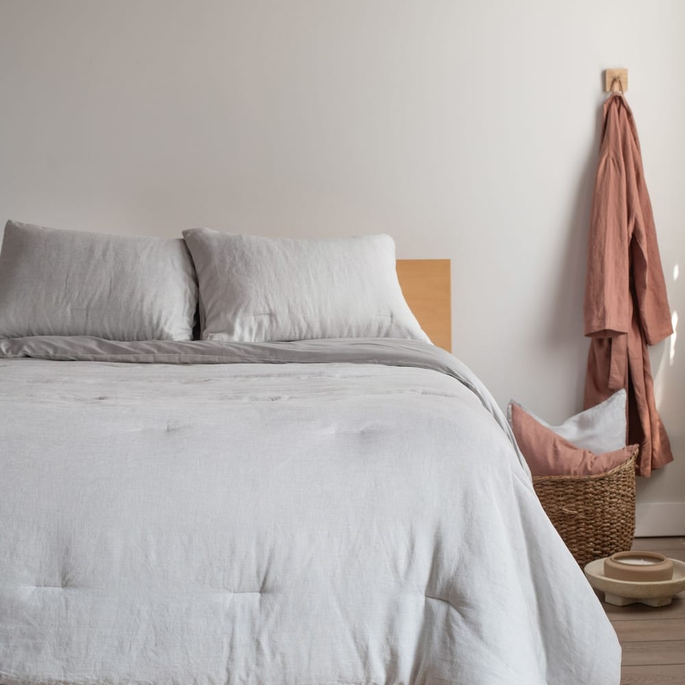 French Linen Comforter & Sham Set by BOKSER HOME