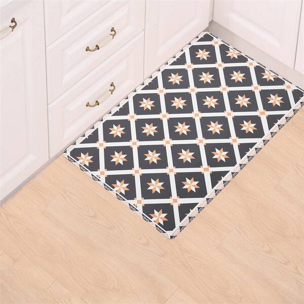 Ray Star PVC Foam Kitchen Mat (Geometric Check) On Sale Bed Bath