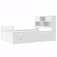 preview thumbnail 12 of 52, Captain Platform Bed Frame with Storage Bookcases, Shelves & Four Drawers