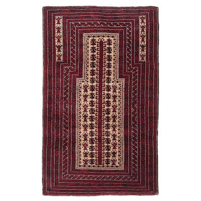 Teimani Tan Rug 3'0" x 5'0" - 3'0 x 5'0