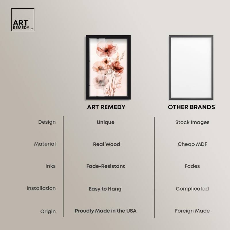 Petal Dye I Shadowbox by Art Remedy