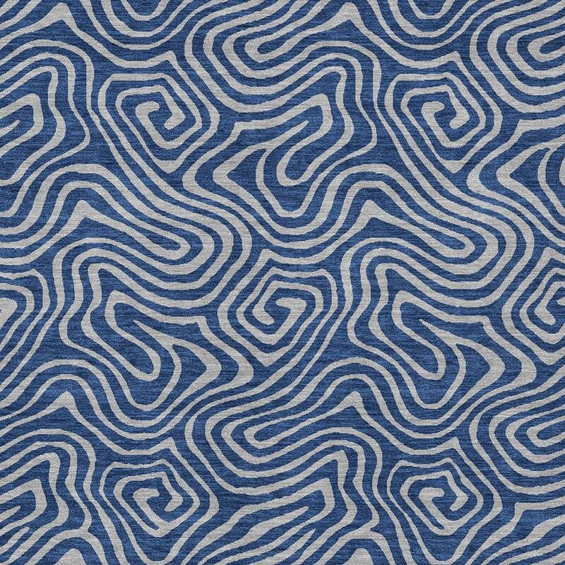 HomeRoots Abstract Transitional Rectangle Outdoor Rug