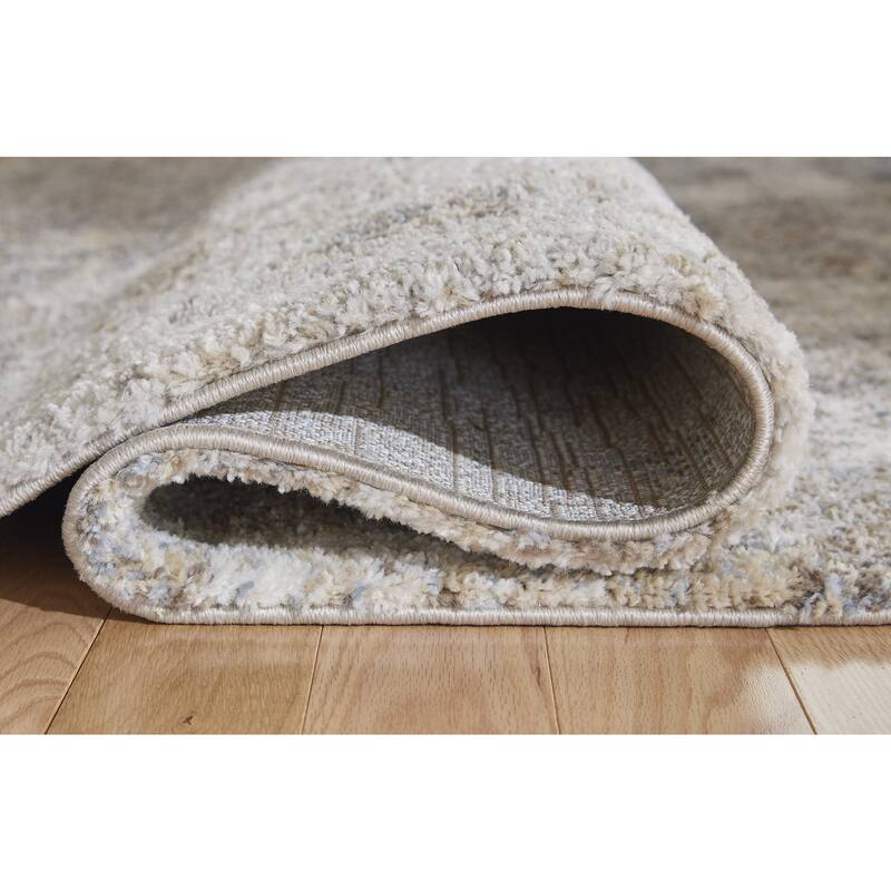 Ashley Furniture Pearidge Gray & Cream Area Rug