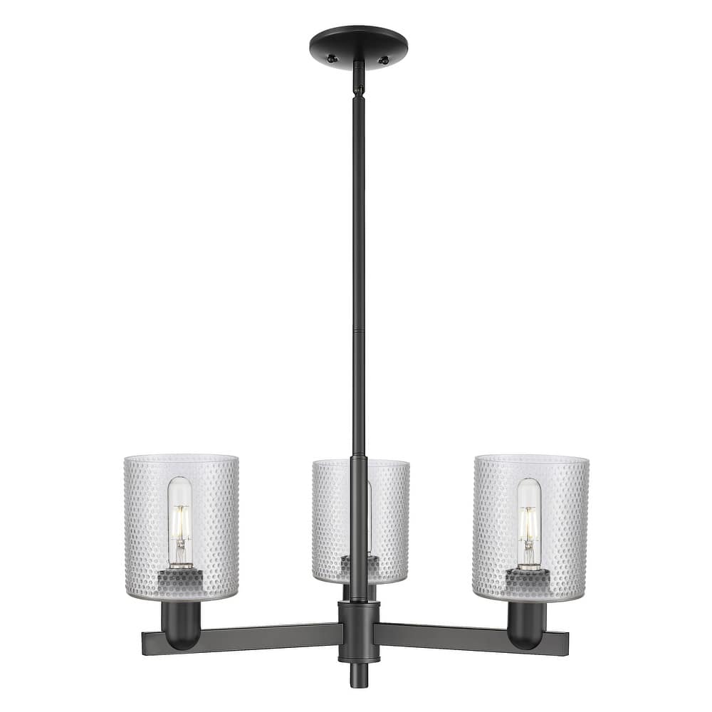 Innovations Lighting Endless Possibilities Arcadia - Cobbleskill - 3 Light 27" Stem Hung Chandelier