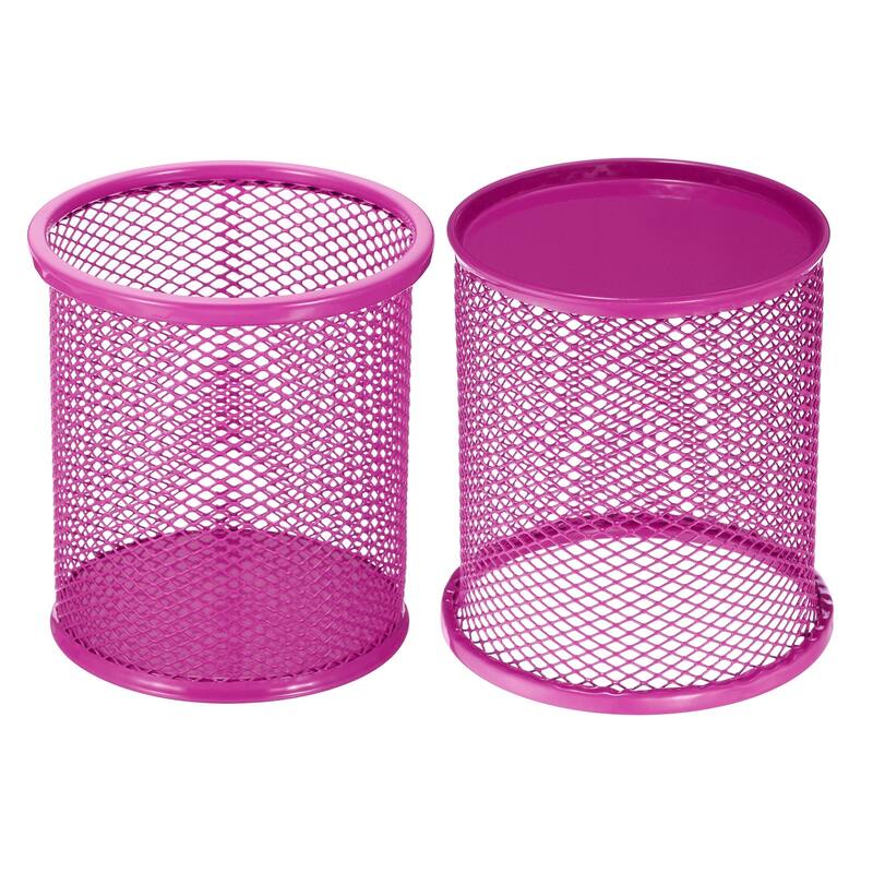 Mesh Pen Holder Pencil Holder Pencil Basket Pen Cup Organizer Round - 80 x 95mm