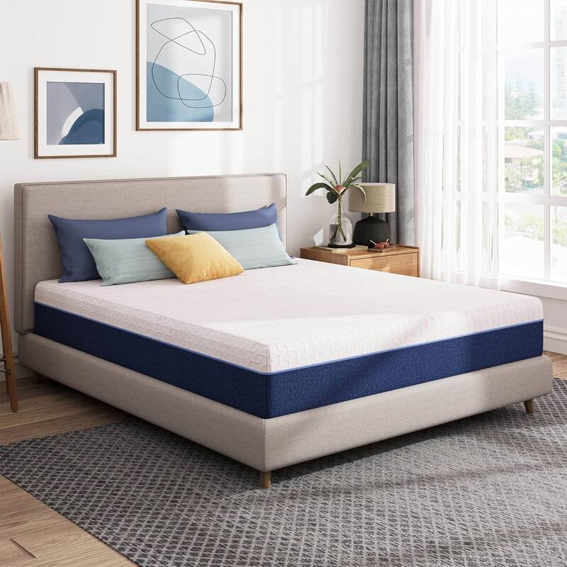 6 Inch Gel Infused Memory Foam Mattress Medium Firm Cooling Support for Beds - Full
