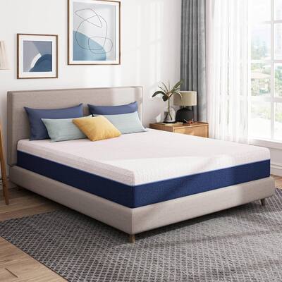 6 Inch Gel Infused Memory Foam Mattress Medium Firm Cooling Support for Beds