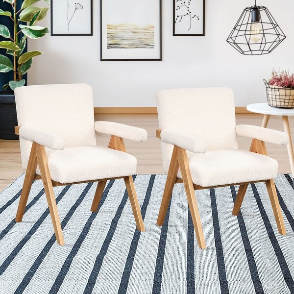 Modern Arm Chair Set of 2 - Bed Bath & Beyond - 37507256